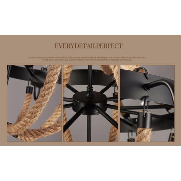 Свет промышленной ретро винтажной веревочки просторной квартиры Макс 60W 240V привесной