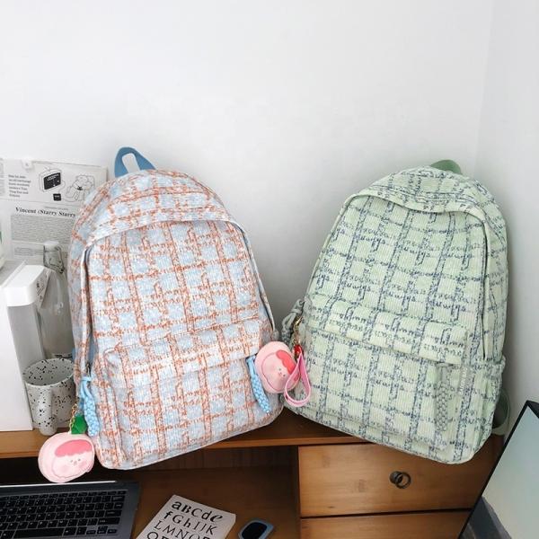 Korean Style Student Schoolbag Backpack , Kids Cute Book Bags Pack Multiple Color