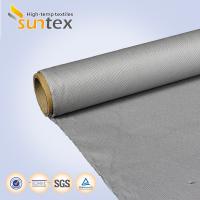 Le tissu enduit de fibre de verre d'unité centrale de matériaux thermiques d'Isulating 0.65mm M0 pour la protection de soudure ignifugent la couverture