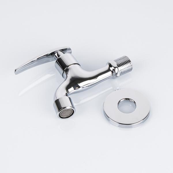 Wall Mount Outdoor 270g 0.5Mpa Brushed Brass Faucet