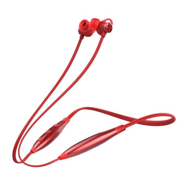 Hot sale 15 hours long playing time bluetooth earphones,neckband bluetooth 5.0 headphones with magnetic earbuds