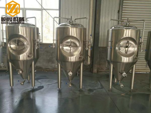 Stainless Steel Beer Brewing System 600 Liter Brewhouse Pumps With ABB Motor