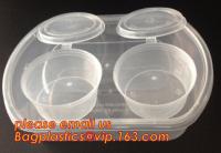 Los cuencos plásticos disponibles de encargo promocionales de los alimentos de preparación rápida, cuenco de servicio plástico, cuenco plástico negro, fruta se llevan Ki fresco