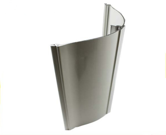 Anodized Aluminum Curtain Wall Profile Champagne Color For Decoration / Industrial