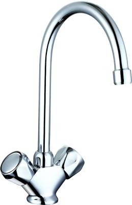 Simple Design Dual Handle Kitchen Faucet Taps / Modern Kitchen Sink Mixer Taps