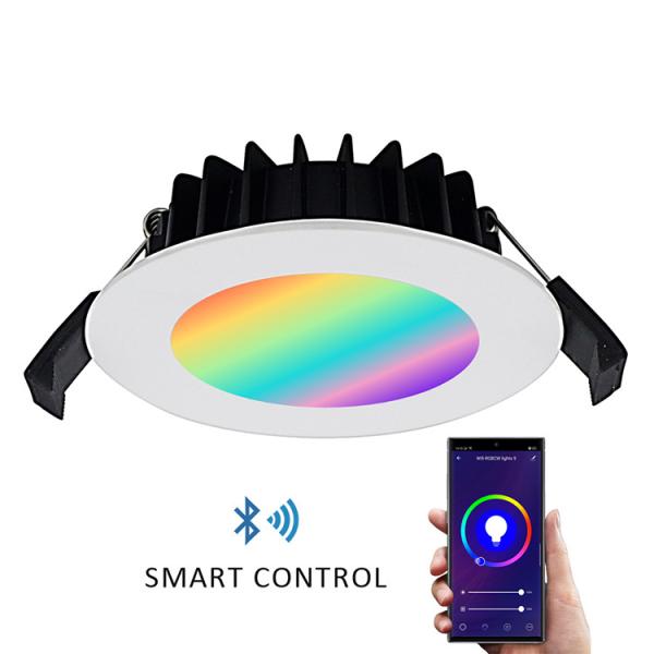 RGB led round flat panel light With 24W 36W Aluminum Alloy+PC for Hotels restaurants and bars