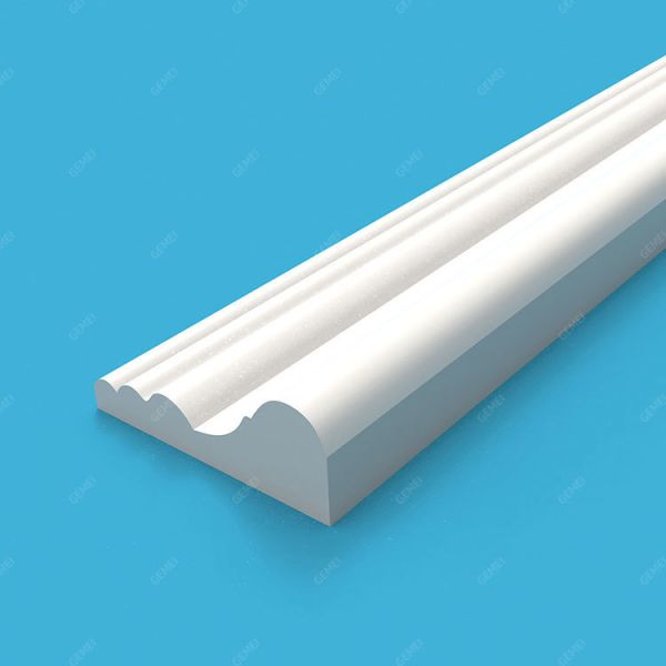 GD-85029 70mm Factory Price Midcentury Rot Proof Polyurethane Smooth Construction Trim Moulding