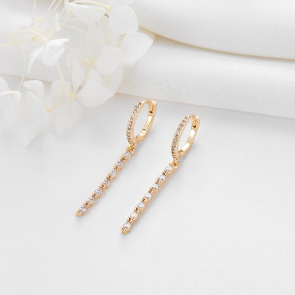 Womens Earrings Trendy Jewelry Latest Arrivals 2024 Korean Dangle Hoop Ear Rings Jewelry Women Earrings for Ladies