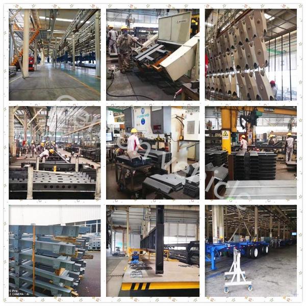 3 Axles Crawler Dump Truck Semi Trailer for delivering stones, sand, coal, carbon, white ash, etc