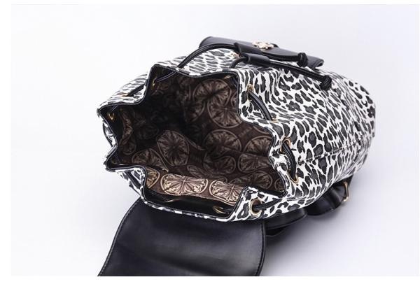2016 new leopard print shoulder bag Korean version of PU leisure fashion satchel female