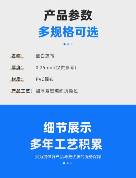 Mold Resistant Medium Duty Tarpaulin For Heavy Duty Protection Tear Resistance