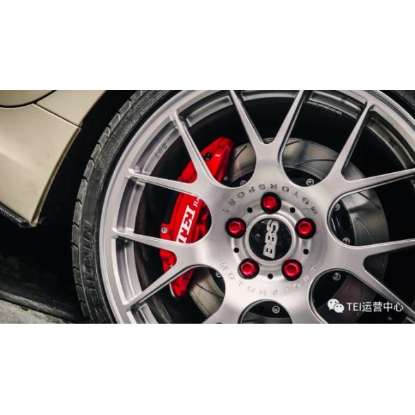 Rear Big Brake Kit 4 Piston Caliper With 355x28mm Rotor BBK Auto Brake System For BMW 3 Series G28 19 Inch Car Rim