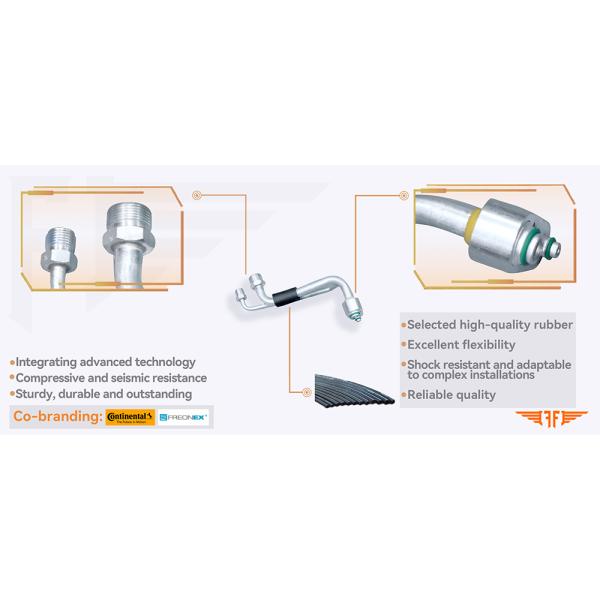 Hino Inlet G202 Alumnium Air Conditioning Evaparator Pipeline