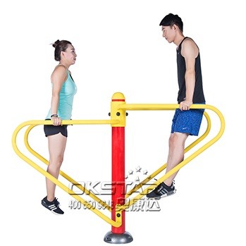 Outdoor sports equipment double parallel bars in the playground