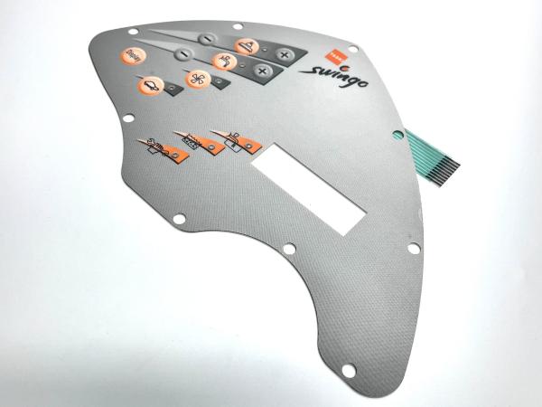 teclados de membrana de um botão de poliéster para controles de aplicações