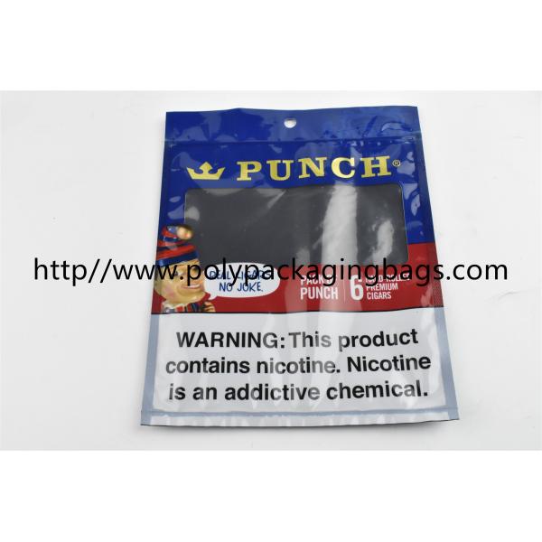 Plastic Self-Sealing Humidity Fresh Cigar Bag Cigar Pouch Resealable Ziplock Bag Cigar Humidor