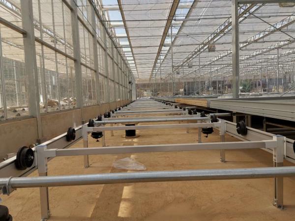 Hydroponic Trays Greenhouse Benches Ebb And Flow Rolling Benches 3mm