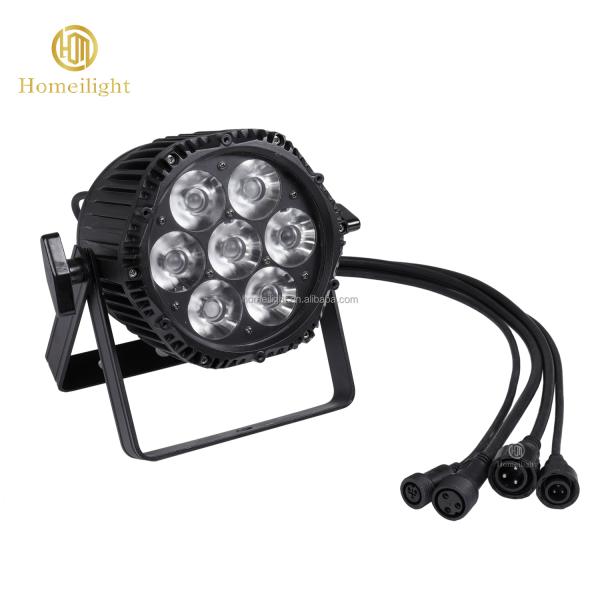 7*18W Outdoor Waterproof LED Par Light For Event Noite de Casamento Clube de Música Concert