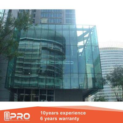 Parede de cortina de vitrificação estrutural Heatproof, parede de cortina térmica da aranha da ruptura