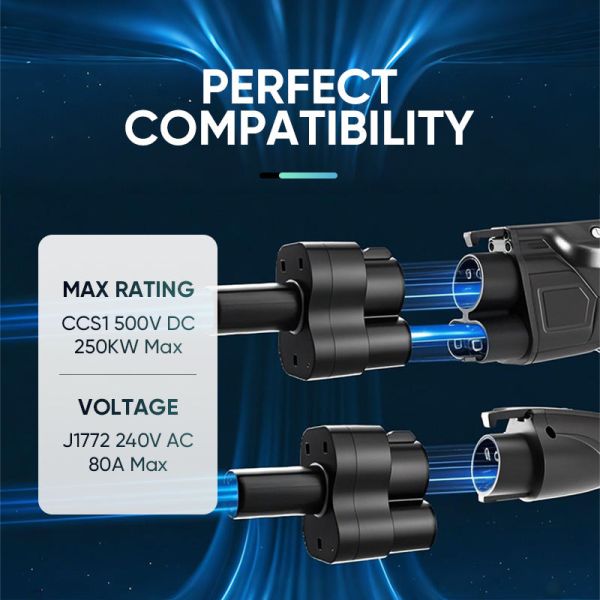 EV Charger Adapter Durable 250kW Component Operating in Harsh Environments Ideal for Energy Solutions and Heavy Machinery