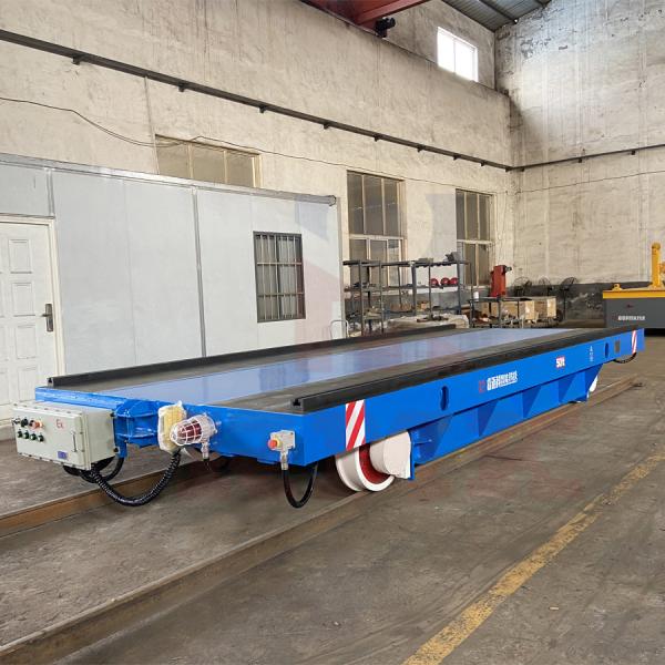 50 Ton Motorized Rail Guided Transfer Cart