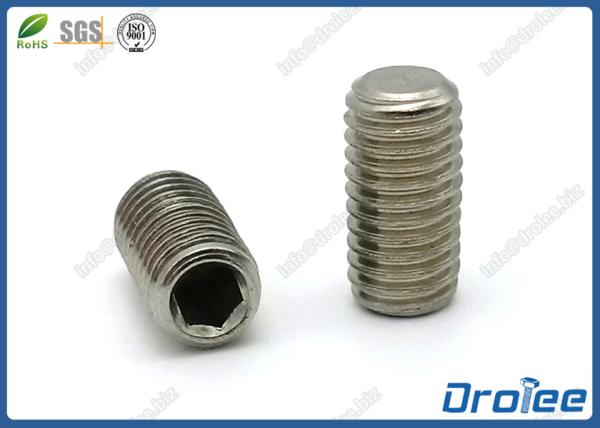 304 Stainless Steel M10 Flat Point Set Screw