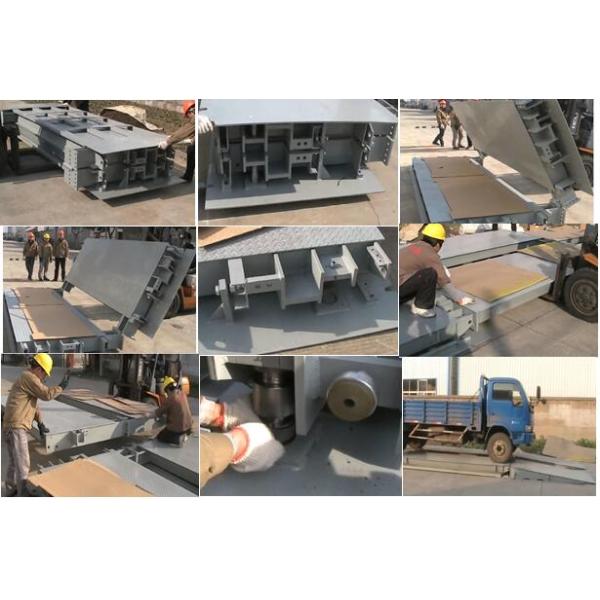 Складные портативные Вайгхбридге рекламы масштабы тележки Семи для заводов зерна