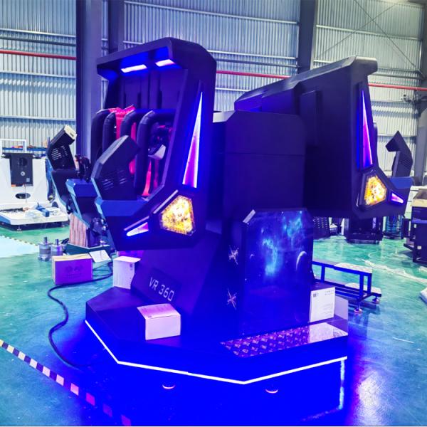 Electricity Powered VR 360 Simulator Durable For Thrilling VR Roller Coaster Games
