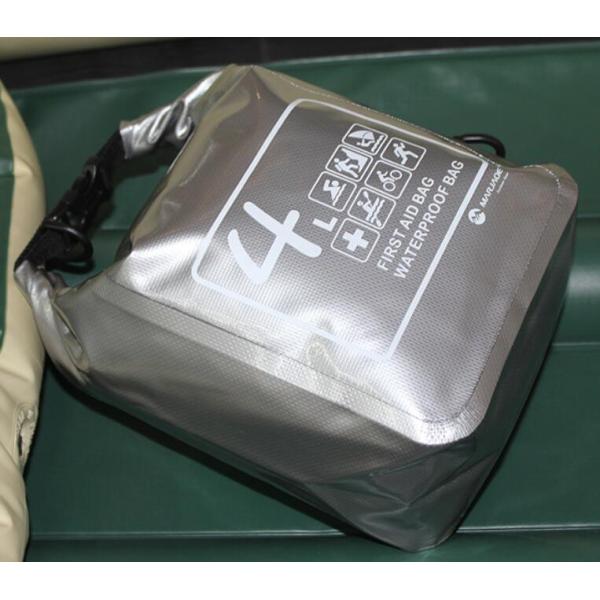 Silver 4 Liter Outdoor Waterproof Bag Customized Logo Accepted For Adult