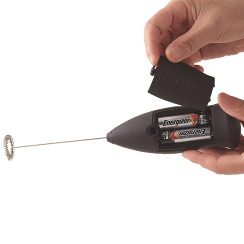 Молочная пенка 2XAA Электрический смеситель кофе с батареей