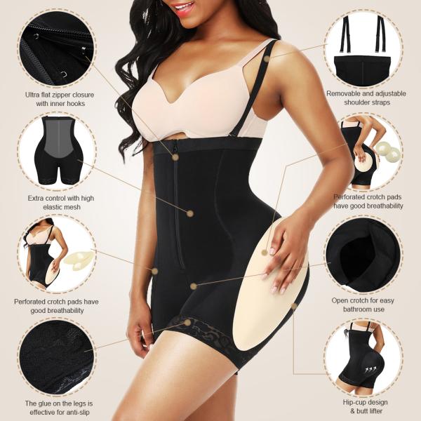 Регулируемая форма одежды под бюст трусики женские телоформер похудение задницы брюшной контроль 5XL