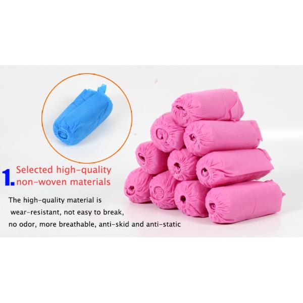 Thickened Antistatic 17*42cm 17*40cm Non Woven Shoe Covers