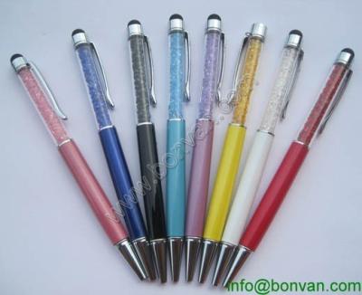 crystal touch metal pen,Swaroski crystal pen for promotion use