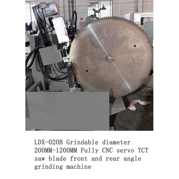 LDX-020B Full CNC Front And Rear Angles TCT Saw Blade Grinding Machine