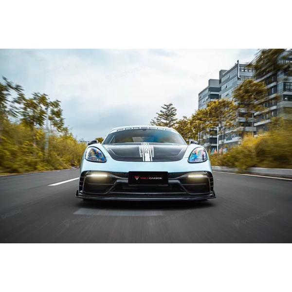 Lake Blue GTS Porsche Body Kit 718 Side Skirt 2017 - 2019 Bumper Spoiler