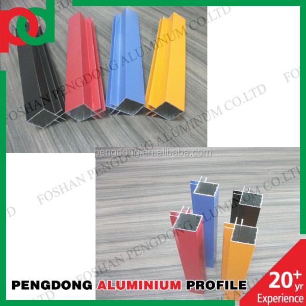 Israel Libya 6063 T3 Aluminium Kitchen Profile Wooden Color