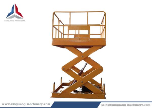 3.5m lifting Height Stationary Hydraulic Scissor Lift Platform for Workshop