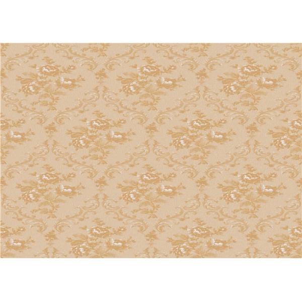Fashion Natural Breathability Interior Decorating Wallpaper Yellow / Beige / Green 0.53*9.5M