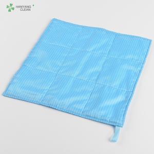 pano de limpeza absorvente super do poliéster do microfiber do esd