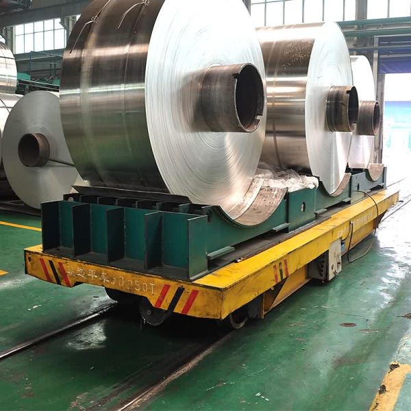 110ton Steel Industrial Rail Electric Transfer Trolley Cart for Sale