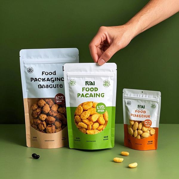 High-Quality Food Packaging Bags | FDA/ISO Certified | Moisture & Oxygen Barrier | Custom Printed Sizes | Durable for Dry/Frozen/Fresh Food