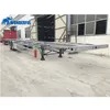 Cheap Price 2 3 4 Axles Air Mechanical Suspension Gooseneck 12 Twist Lock 20feet 40FT 45FT Container Truck Skeletal Chassis Framework Skeleton Semi Trailer