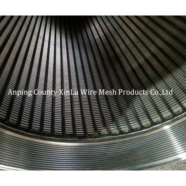V Shape Wedge Wire Wrapped Johnson Continuous Slot Well Screen Pipe with Diameter 10-3/4
