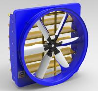Maximizar o fluxo de ar e minimizar o estresse térmico com ventiladores de ventilação de gado duráveis
