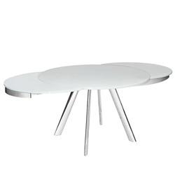 Glass Top Home Modern Glass Dining Table Multiscene 158x102x75CM