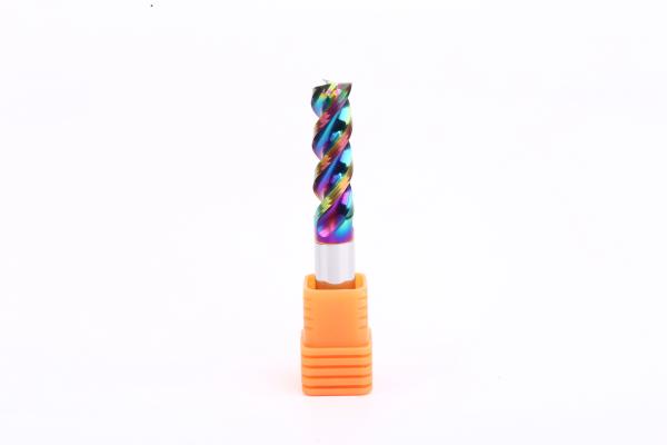 DLC Coating Tungsten Steel Aluminum End Mill With Center Cutting