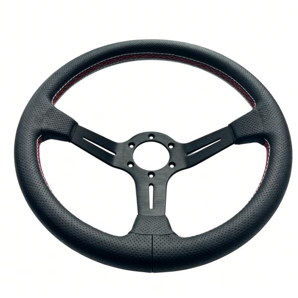 Aftermarket Racing Steering Wheel Lightweight Perforated Leather 350mm