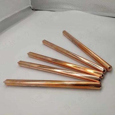 16mm Solid Copper Earth Rod 6ft With Electroplating Solid Copper Earthing Rod