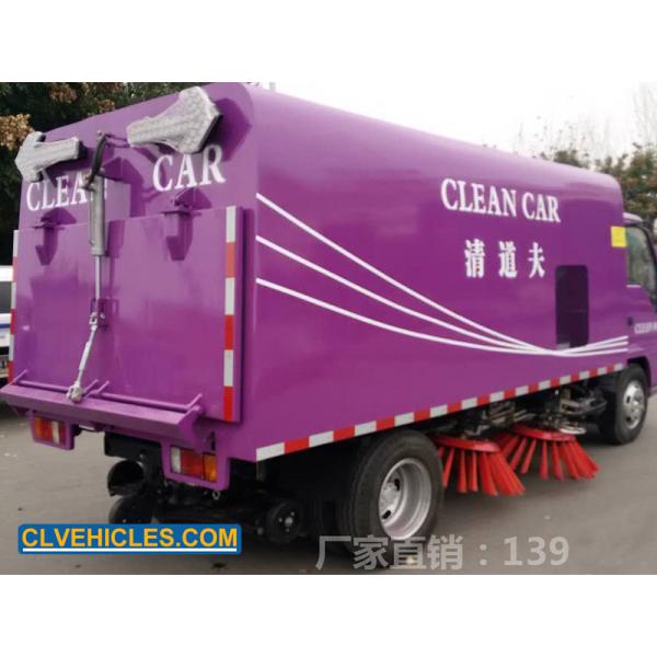 Diesel ISUZU Road Sweeper Truck 2000L Water Tank 3000L Sewage Dusty Tank