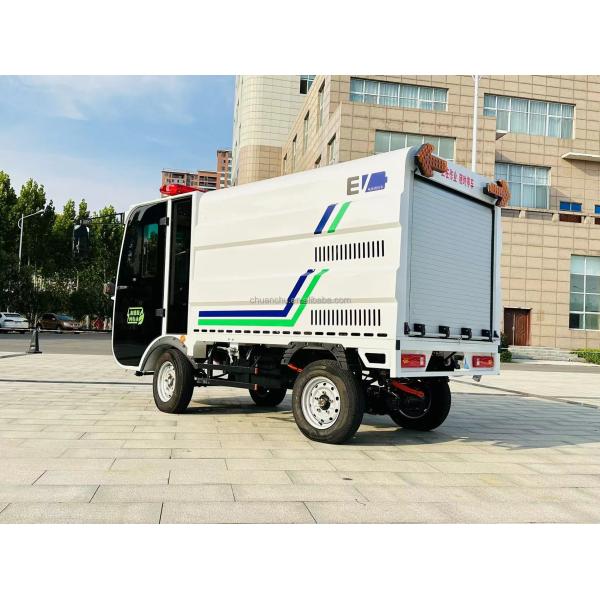 Fully Enclosed Sanitation Cleaning Truck Four Wheel Drive Pure Electric Sprinkler Truck